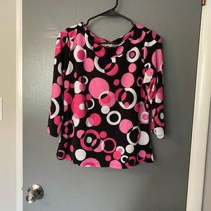 Colorful Dress Barn Blouse